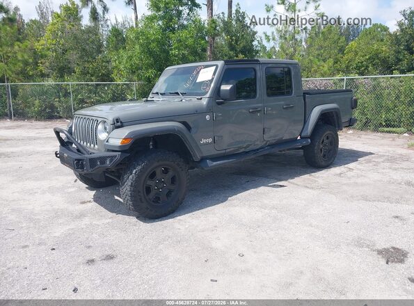 1C6HJTFG7ML507575 2021 JEEP GLADIATOR Gray Front left