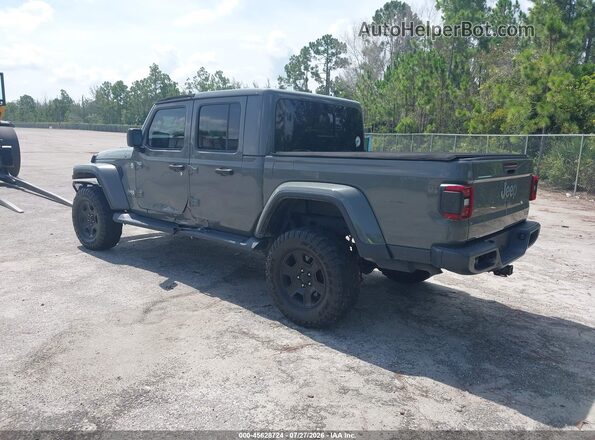 1C6HJTFG7ML507575 2021 JEEP GLADIATOR Gray Rear left