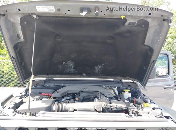 1C6HJTFG7ML507575 2021 JEEP GLADIATOR Gray Rear view