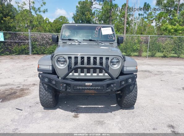 1C6HJTFG7ML507575 2021 JEEP GLADIATOR Gray Instrument cluster view