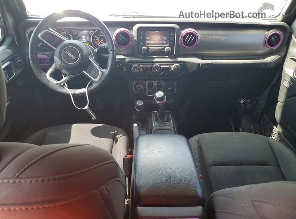1C6JJTAG2LL120472 2020 JEEP GLADIATOR Silver Առջևի վահանակի տեսք