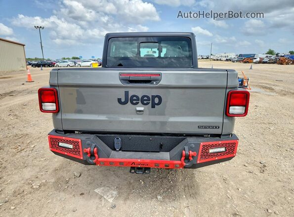 1C6JJTAG3LL195178 2020 JEEP GLADIATOR Gray Вид ззаду
