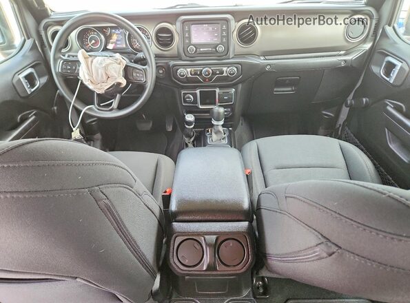1C6JJTAG3LL195178 2020 JEEP GLADIATOR Gray Вид панелі приладів