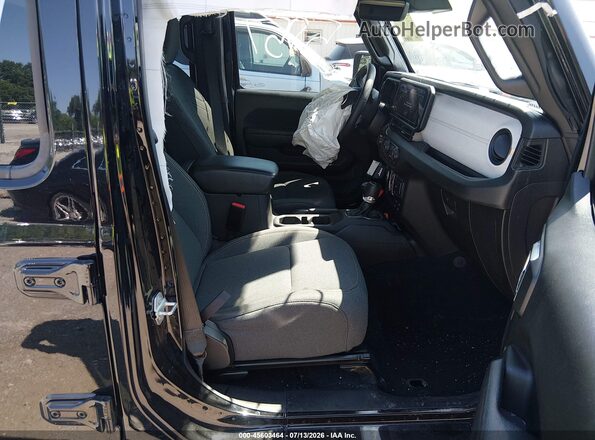 1C6JJTAG6RL113386 2024 JEEP GLADIATOR Black Widok wnętrza z przodu