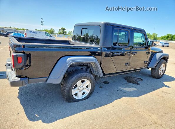 1C6JJTAG7LL108317 2020 JEEP GLADIATOR Черный Задняя правая четверть