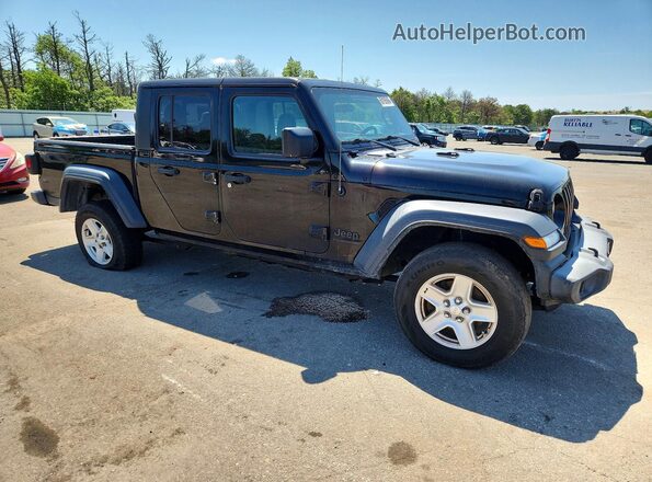 1C6JJTAG7LL108317 2020 JEEP GLADIATOR Черный Передняя правая четверть