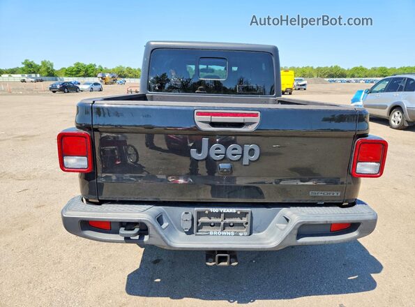1C6JJTAG7LL108317 2020 JEEP GLADIATOR Черный Вид сзади