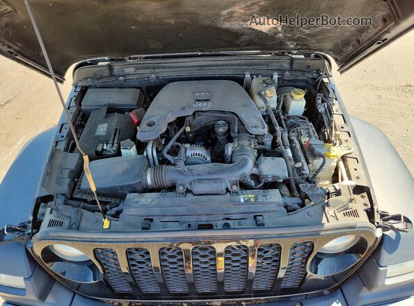 1C6JJTAG7LL108317 2020 JEEP GLADIATOR Черный Вид задней части салона