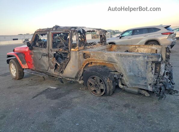 1C6JJTAG7LL218087 2020 JEEP GLADIATOR Red Задня ліва чверть