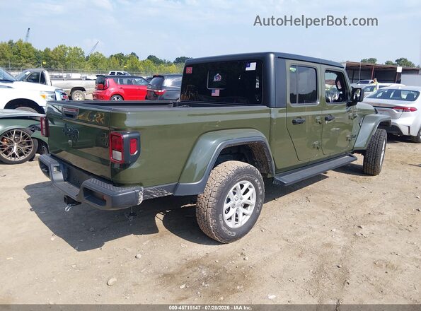 1C6JJTAG7PL545286 2023 JEEP GLADIATOR Зеленый Задняя правая четверть