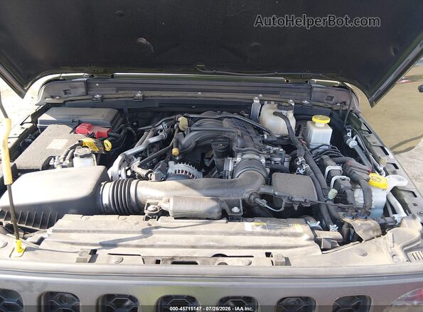 1C6JJTAG7PL545286 2023 JEEP GLADIATOR Зеленый Вид сзади