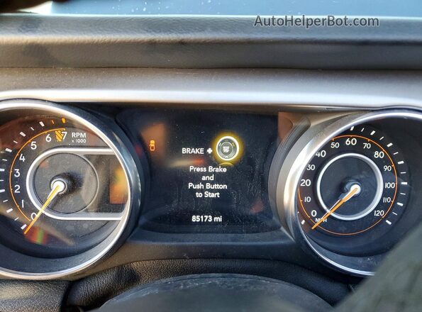 1C6JJTAGXLL205463 2020 JEEP GLADIATOR Charcoal Widok zestawu wskaźników