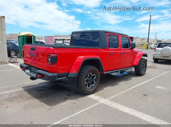1C6JJTBG0LL145756 2020 JEEP GLADIATOR Red უკანა მარჯვენა