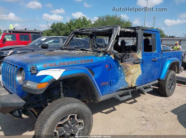 1C6JJTBG1ML508602 2021 JEEP GLADIATOR Blue Przód lewy