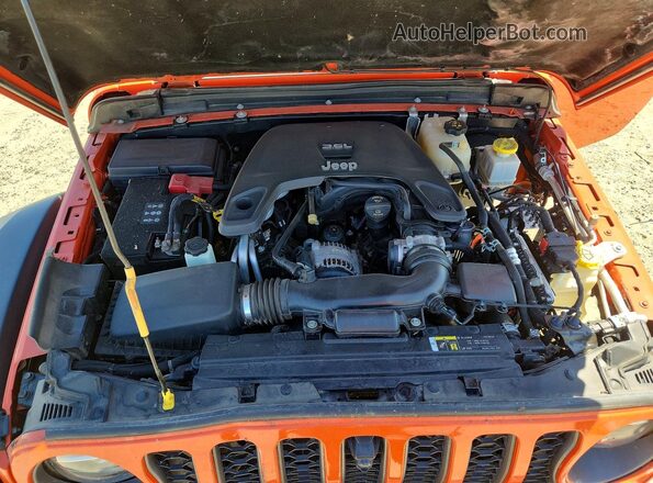 1C6JJTBG2LL192089 2020 JEEP GLADIATOR Orange Սալոնի հետևի տեսք