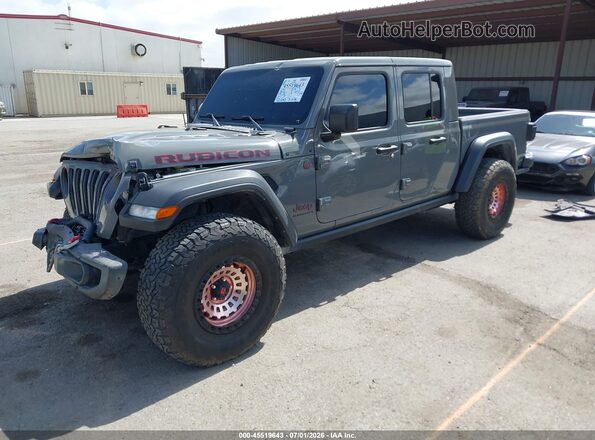 1C6JJTBG2PL537952 2023 JEEP GLADIATOR Gray წინა მარცხენა ხედი სამი მეოთხედიდან