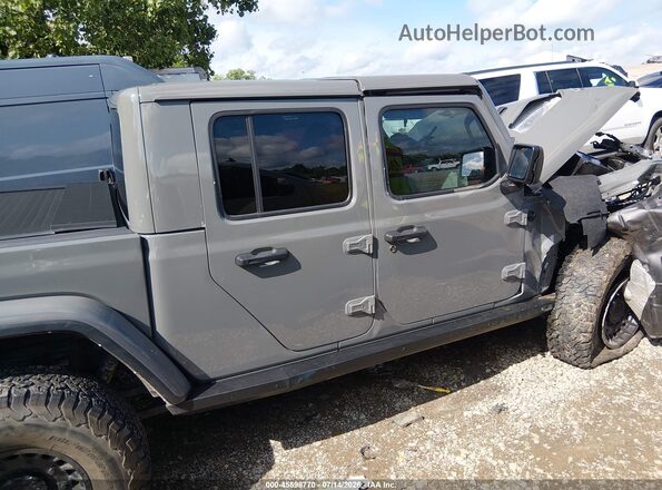 1C6JJTBG3ML616154 2021 JEEP GLADIATOR Серый Вид задней части салона