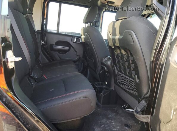 1C6JJTBG4ML542467 2021 JEEP GLADIATOR Black Rear seats view