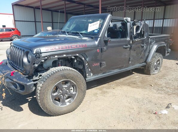 1C6JJTBG8LL196549 2020 JEEP GLADIATOR Black წინა მარცხენა ხედი სამი მეოთხედიდან