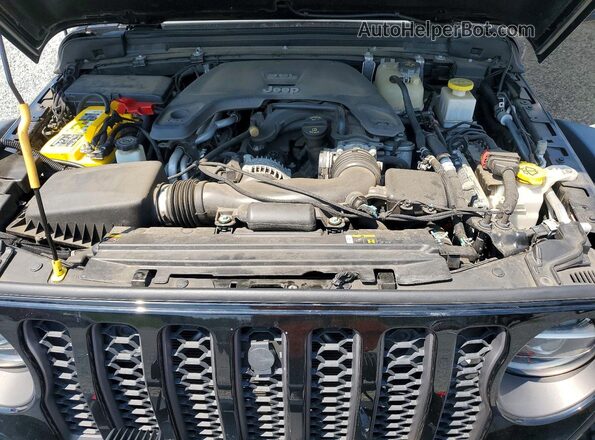 1C6JJTBG8ML503302 2021 JEEP GLADIATOR Black უკანა სალონის ხედი