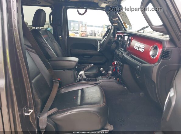 1C6JJTBG9PL502759 2023 JEEP GLADIATOR Gray წინა სალონის ხედი