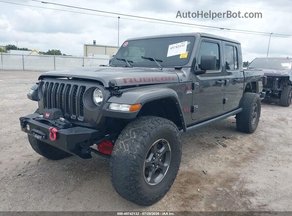 1C6JJTBG9PL502759 2023 JEEP GLADIATOR Gray წინა მარცხენა ხედი სამი მეოთხედიდან