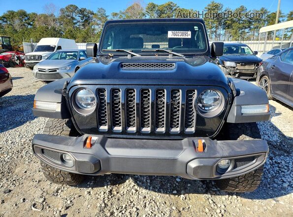 1C6JJTEG0ML582783 2021 JEEP GLADIATOR Black Vista frontal