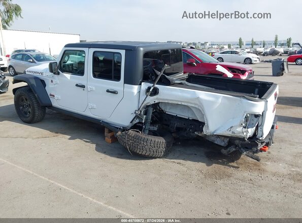 1C6JJTEG2LL209677 2020 JEEP GLADIATOR White Задня ліва чверть