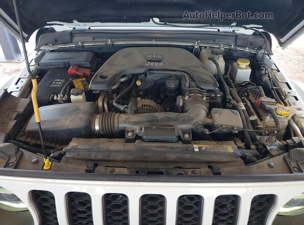 1C6JJTEG2ML587323 2021 JEEP GLADIATOR White Սալոնի հետևի տեսք