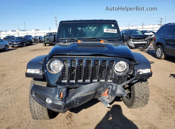 1C6JJTEG2NL114832 2022 JEEP GLADIATOR Black წინა ხედი