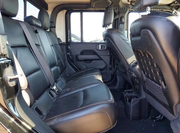 1C6JJTEG2NL114832 2022 JEEP GLADIATOR Black უკანა სავარძლების ხედი