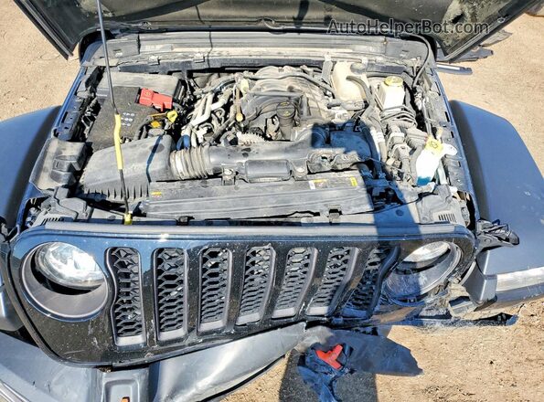 1C6JJTEG2NL114832 2022 JEEP GLADIATOR Black უკანა სალონის ხედი