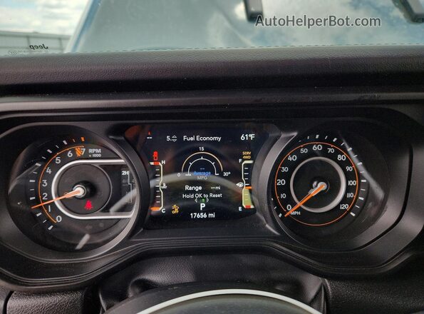 1C6JJTEG5RL123711 2024 JEEP GLADIATOR Gray Instrument cluster view