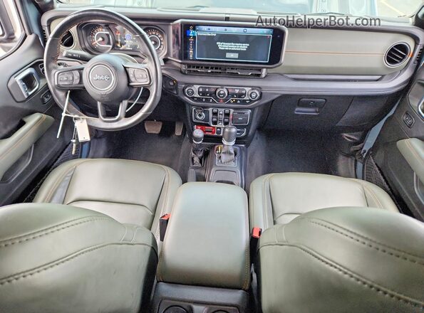 1C6JJTEG5RL123711 2024 JEEP GLADIATOR Gray Dashboard view