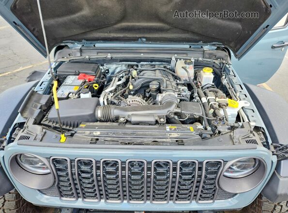 1C6JJTEG5RL123711 2024 JEEP GLADIATOR Gray Rear interior view