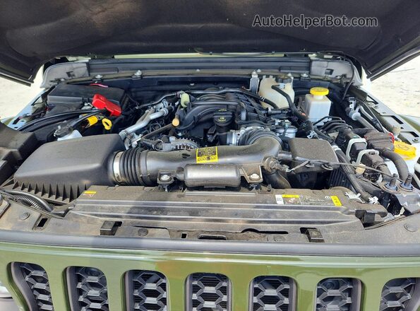 1C6JJTEG6PL581223 2023 JEEP GLADIATOR Green Rear interior view