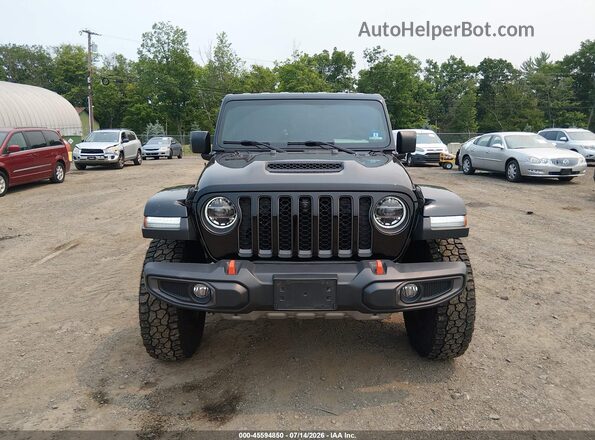 1C6JJTEG7LL207097 2020 JEEP GLADIATOR Black Rear interior view