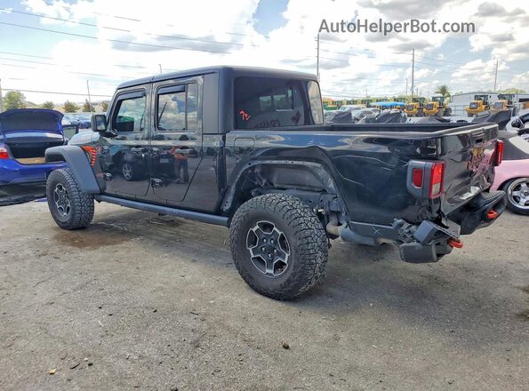 1C6JJTEG8ML581395 2021 JEEP GLADIATOR Black Rear left