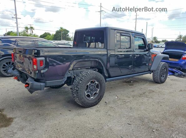 1C6JJTEG8ML581395 2021 JEEP GLADIATOR Black Rear right