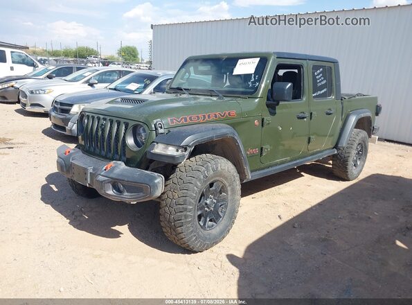 1C6JJTEG8ML587553 2021 JEEP GLADIATOR Зеленый Передняя левая четверть