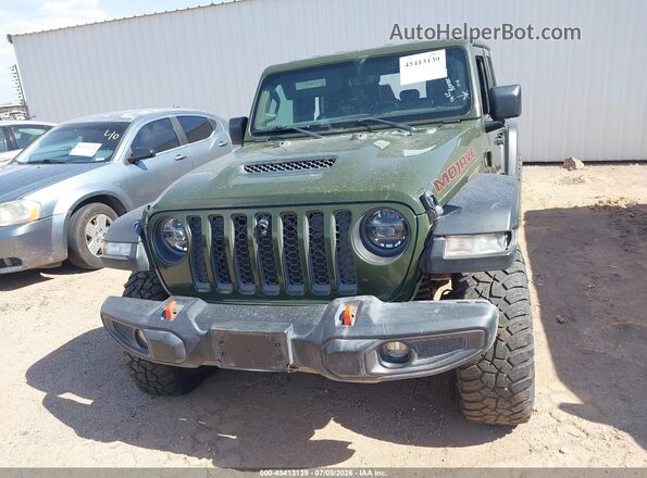 1C6JJTEG8ML587553 2021 JEEP GLADIATOR Зеленый Вид панели приборов