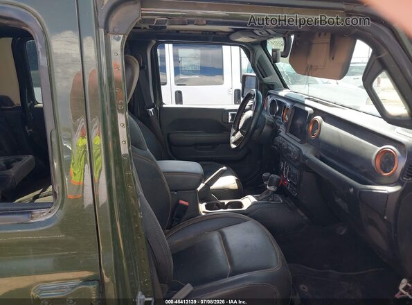 1C6JJTEG8ML587553 2021 JEEP GLADIATOR Зеленый Вид салона спереди