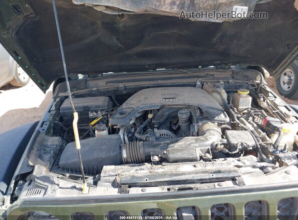 1C6JJTEG8ML587553 2021 JEEP GLADIATOR Зеленый Вид сзади
