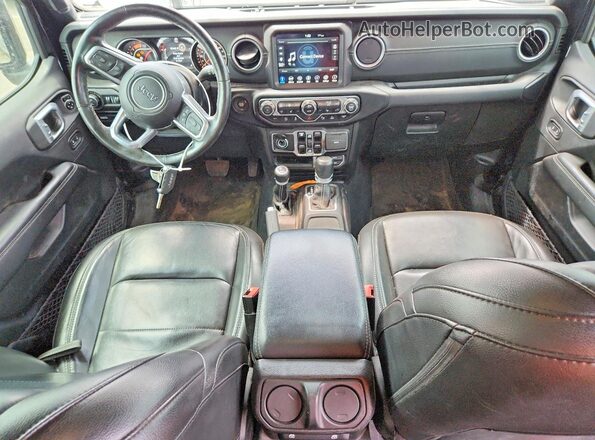 1C6JJTFM4ML510361 2021 JEEP GLADIATOR Black Dashboard view