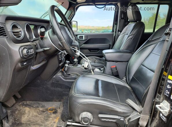 1C6JJTFM4ML510361 2021 JEEP GLADIATOR Black Front interior view