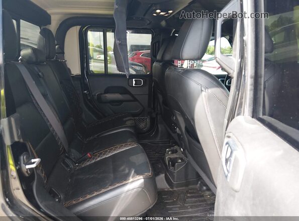 1C6JJTFM6ML525024 2021 JEEP GLADIATOR Black Widok naklejki z numerem VIN