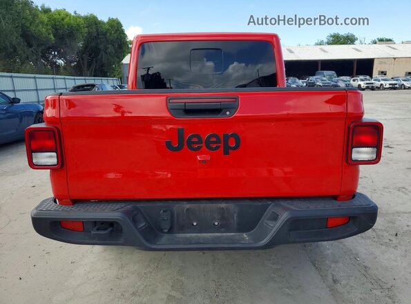 1C6PJTAG1SL505899 2025 JEEP GLADIATOR Red Հետևի տեսք
