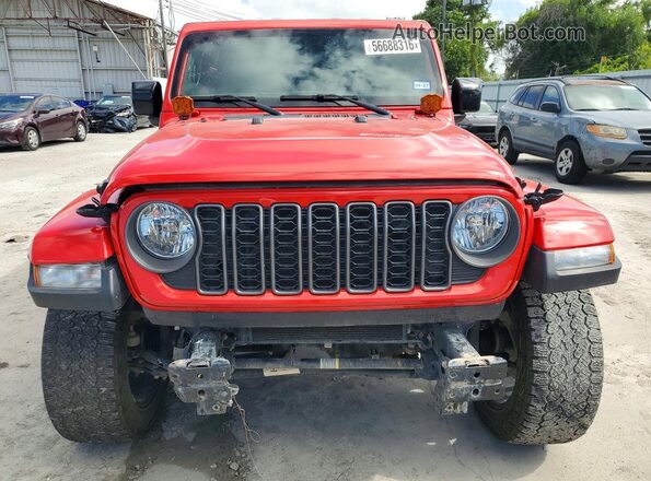 1C6PJTAG1SL505899 2025 JEEP GLADIATOR Red Դիմացի տեսք