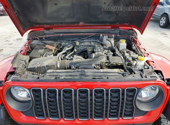 1C6PJTAG1SL505899 2025 JEEP GLADIATOR Red Առջևի վահանակի տեսք
