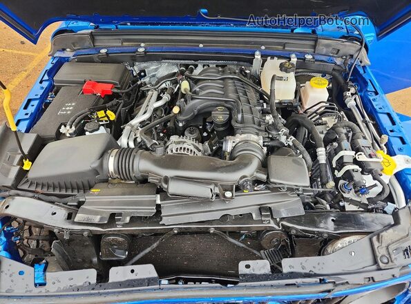 1C6PJTAG1SL538224 2025 JEEP GLADIATOR Blue Вид задньої частини салону